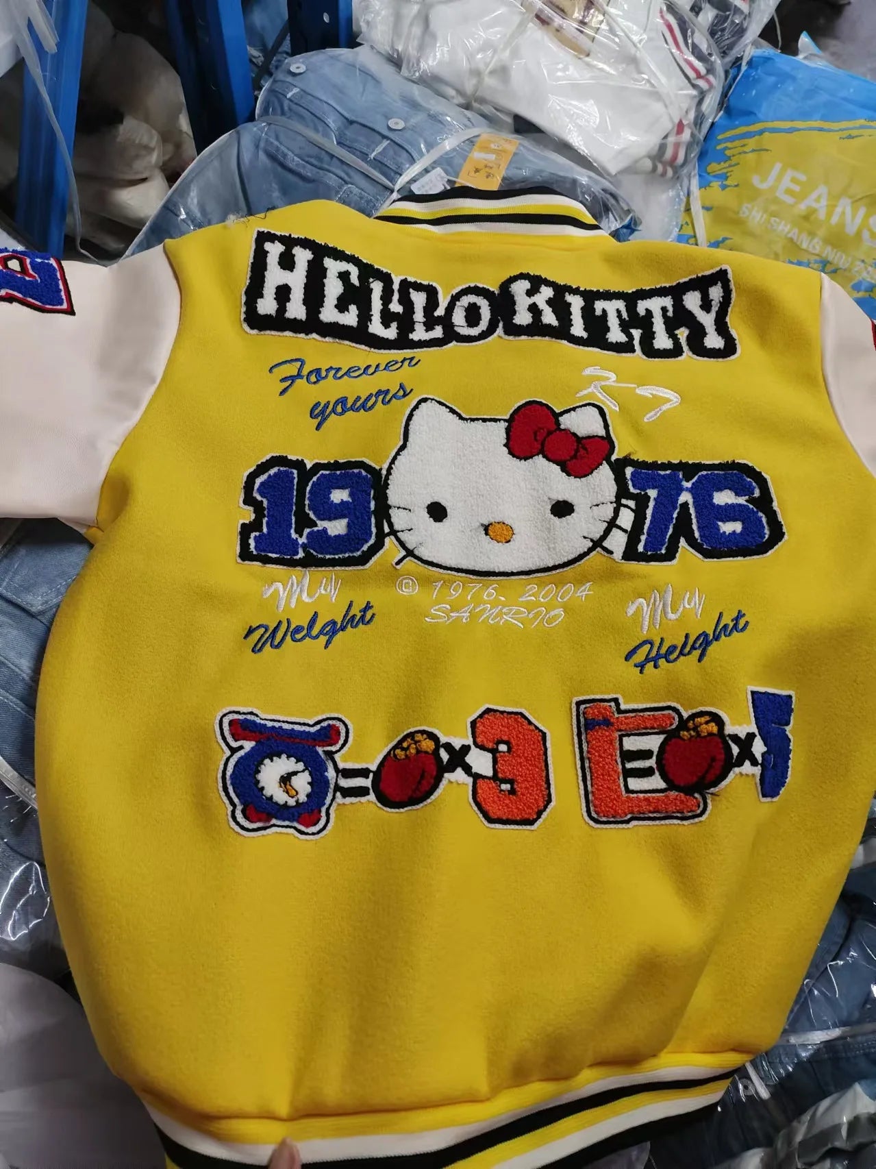 Hello Kitty Baseball Jacket Coat Hoodie