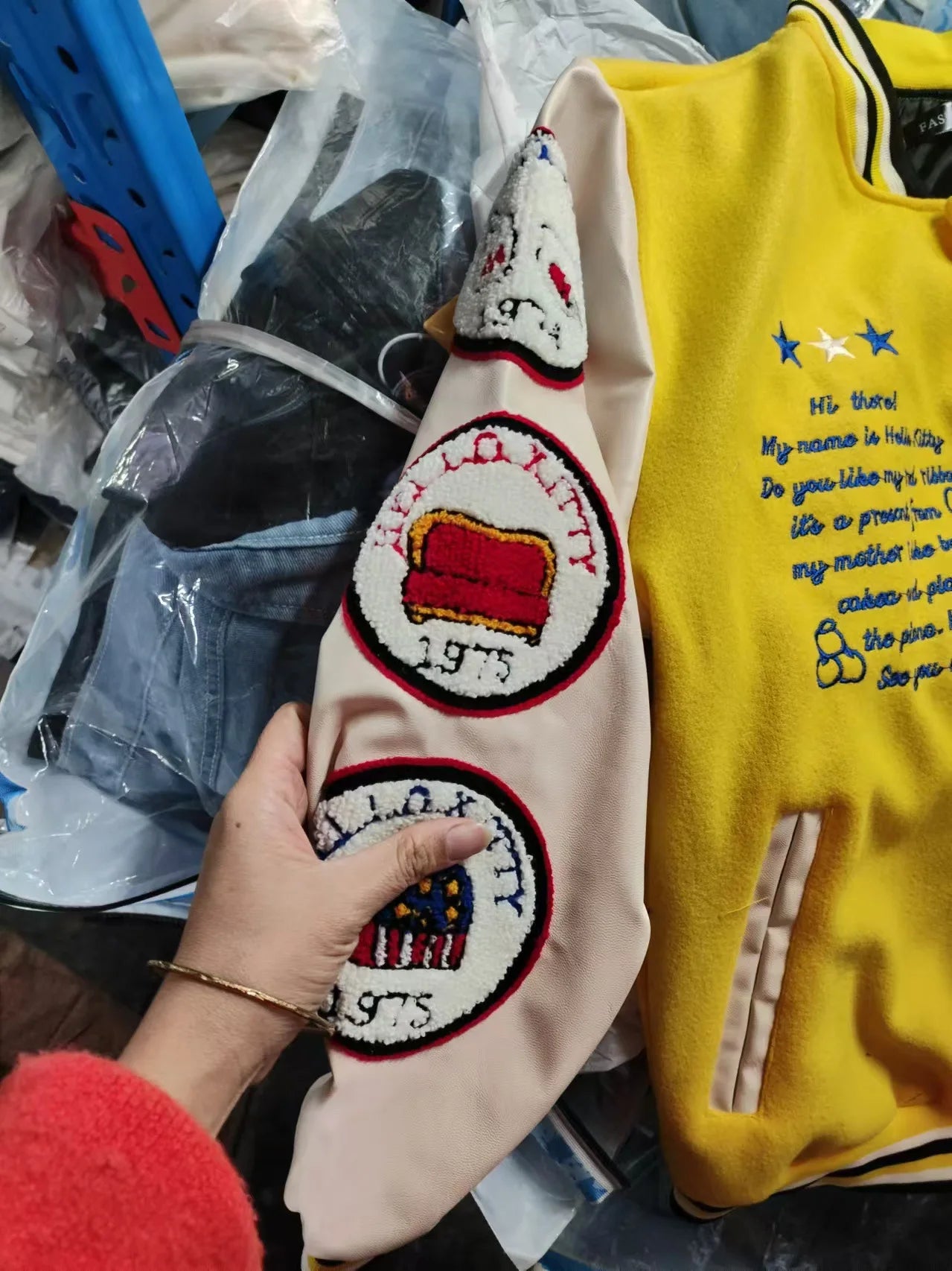 Hello Kitty Baseball Jacket Coat Hoodie