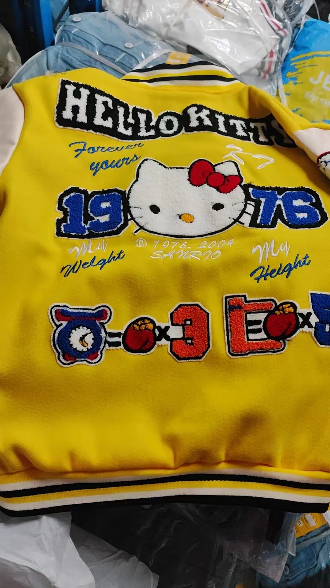 Hello Kitty Baseball Jacket Coat Hoodie